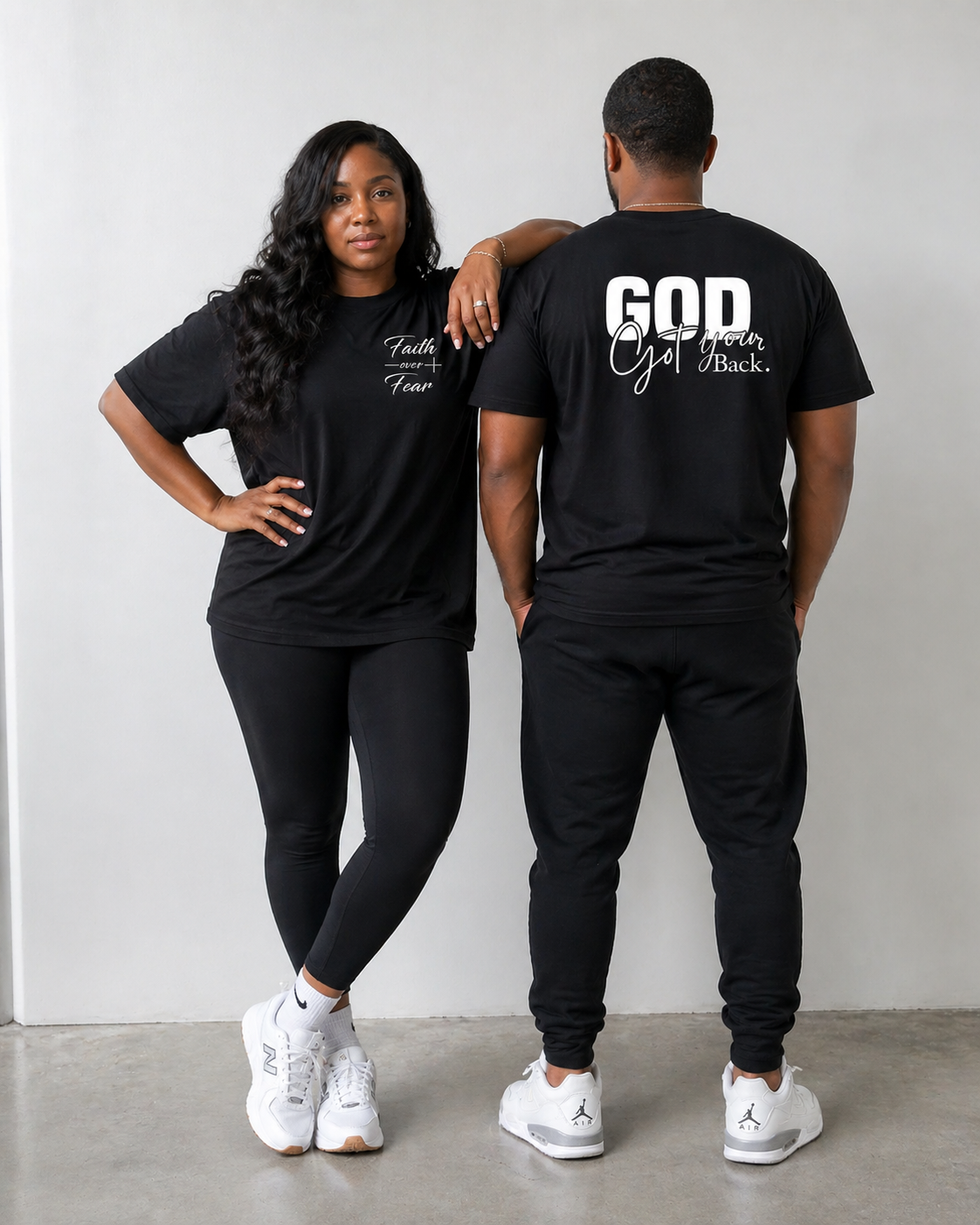 Faith Over Fear – God Got Your Back T-Shirt